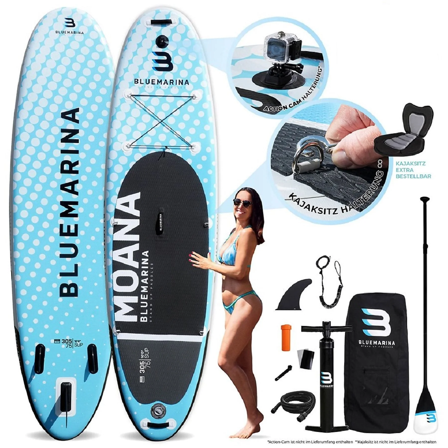 BLUEMARINA SUP Board Moana 2022 Stand Up Paddle