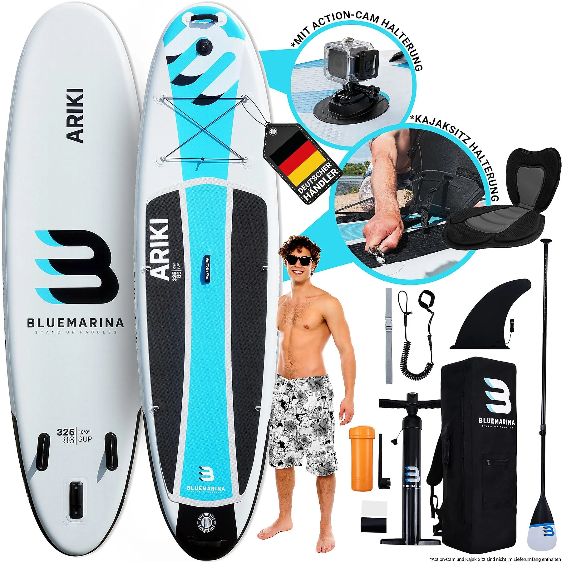 BLUEMARINA SUP Board Ariki 325 x 86 x 15 cm Stand Up Paddle