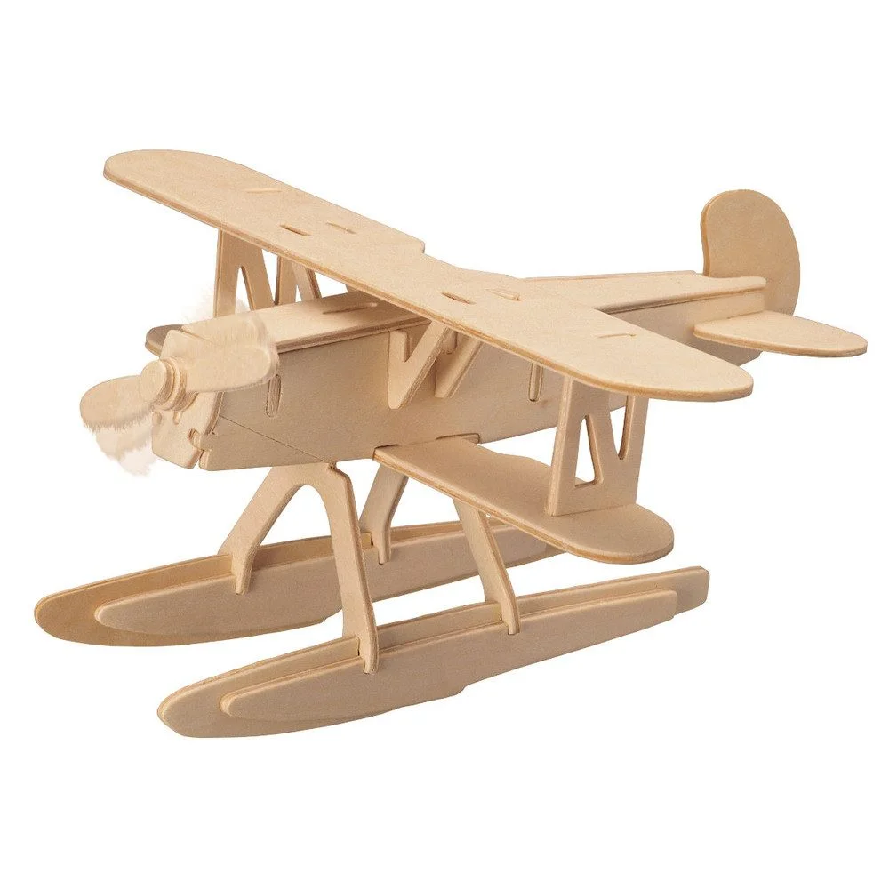 Besttoy Holz-Modellbau Flugzeug – Heinkel HE51 3D-Steckbausatz