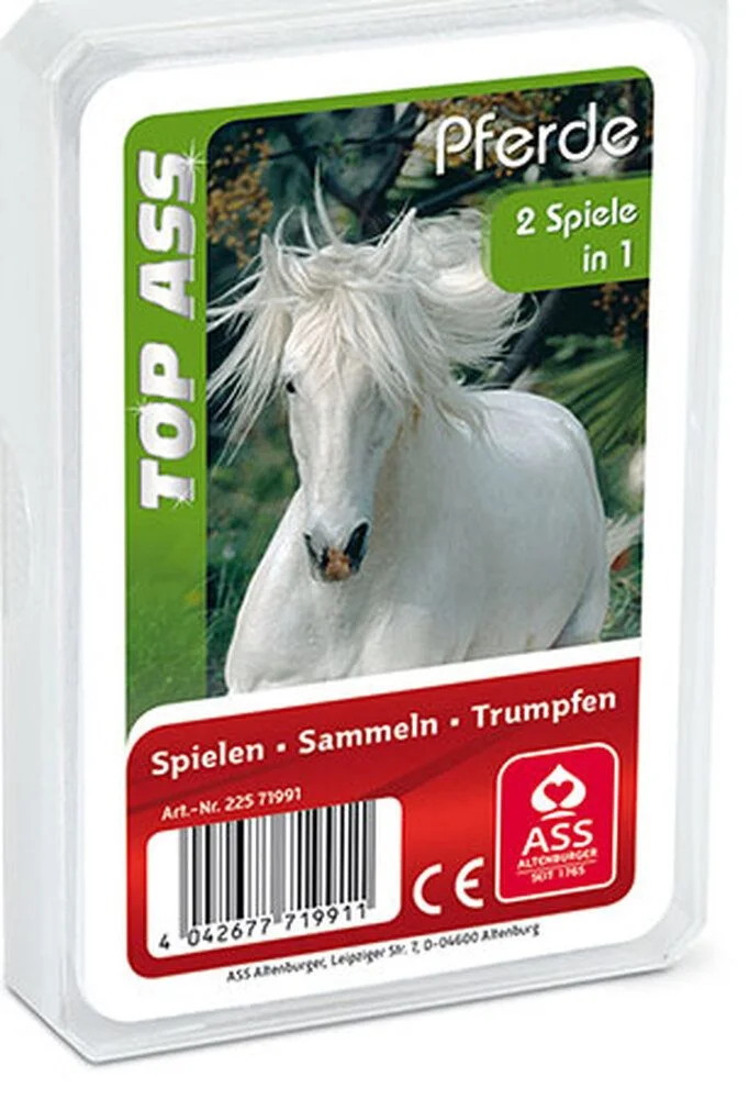 CARTAMUNDI Spiel – TOP ASS Quartett „Pferde“