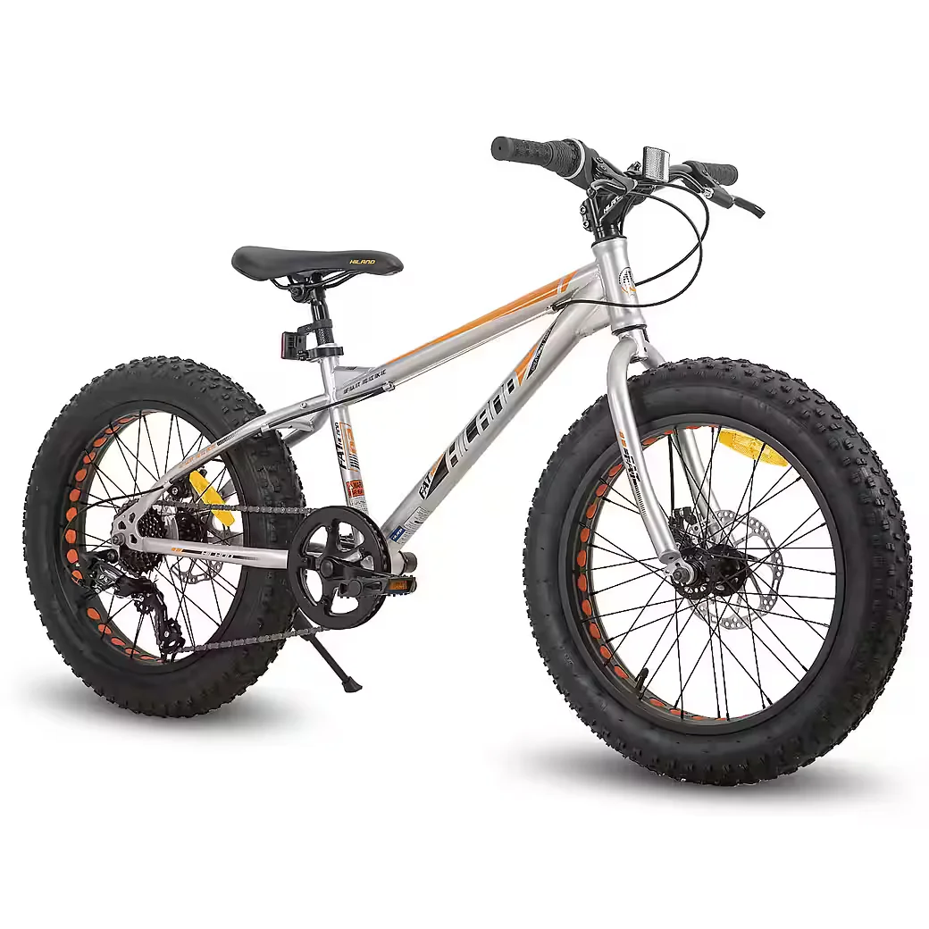 20 Zoll Fatbike Kinderfahrrad mit Breitreifen für Jungen und Mädchen