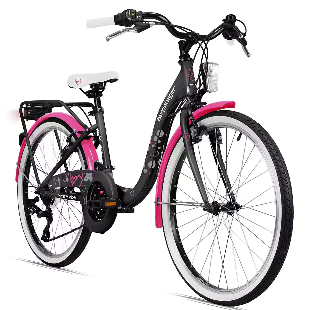 Atlantis 20 Kinderfahrrad 24 Zoll Mädchenfahrrad 6 bis 11 Jahre StVZO