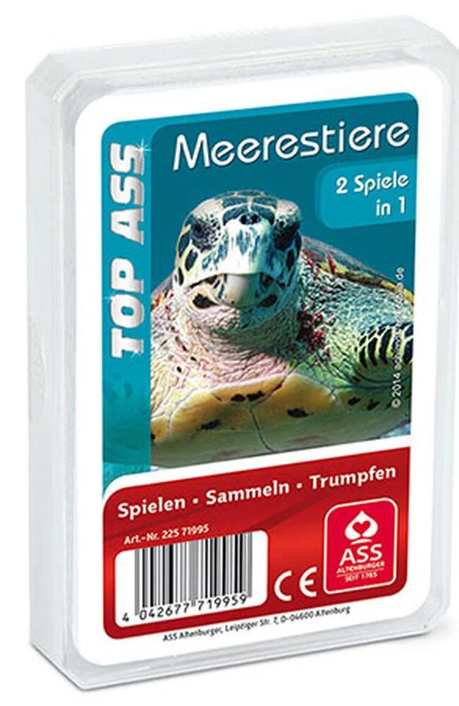 CARTAMUNDI Spiel – TOP ASS Quartett „Meerestiere“