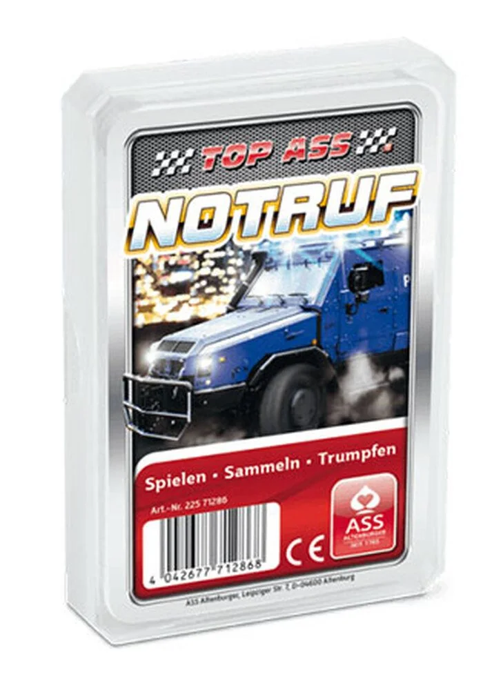CARTAMUNDI Spiel – TOP ASS Quartett „Notruf“