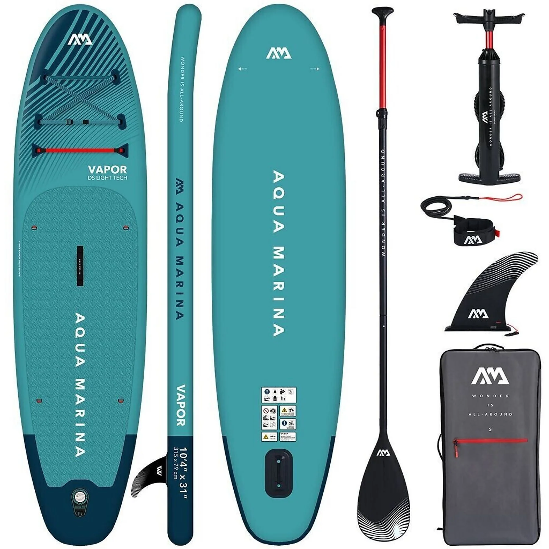 AQUA MARINA Vapor Stand Up Paddle Board Türkis