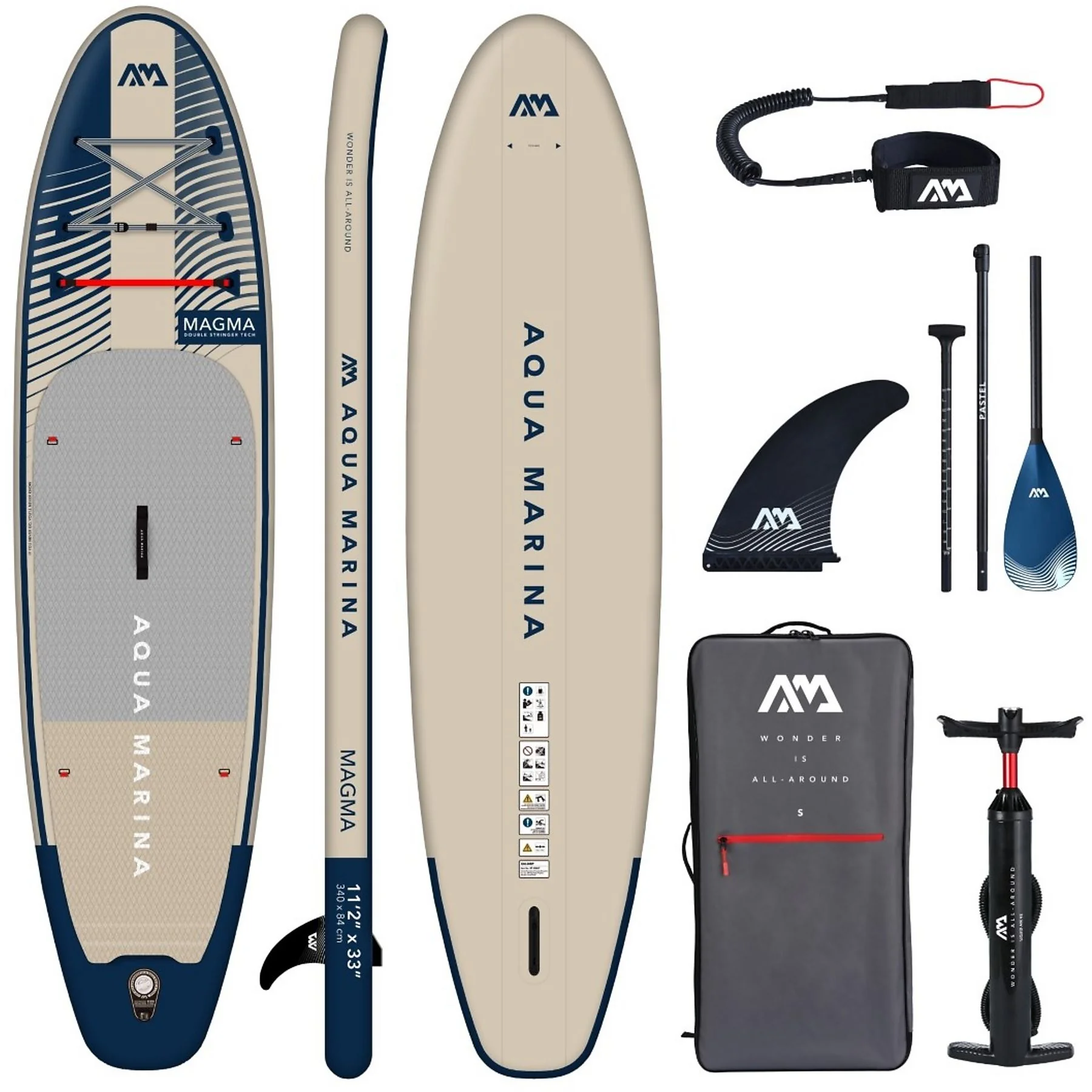 Aqua Marina Magma Stand Up Paddle Board Grau