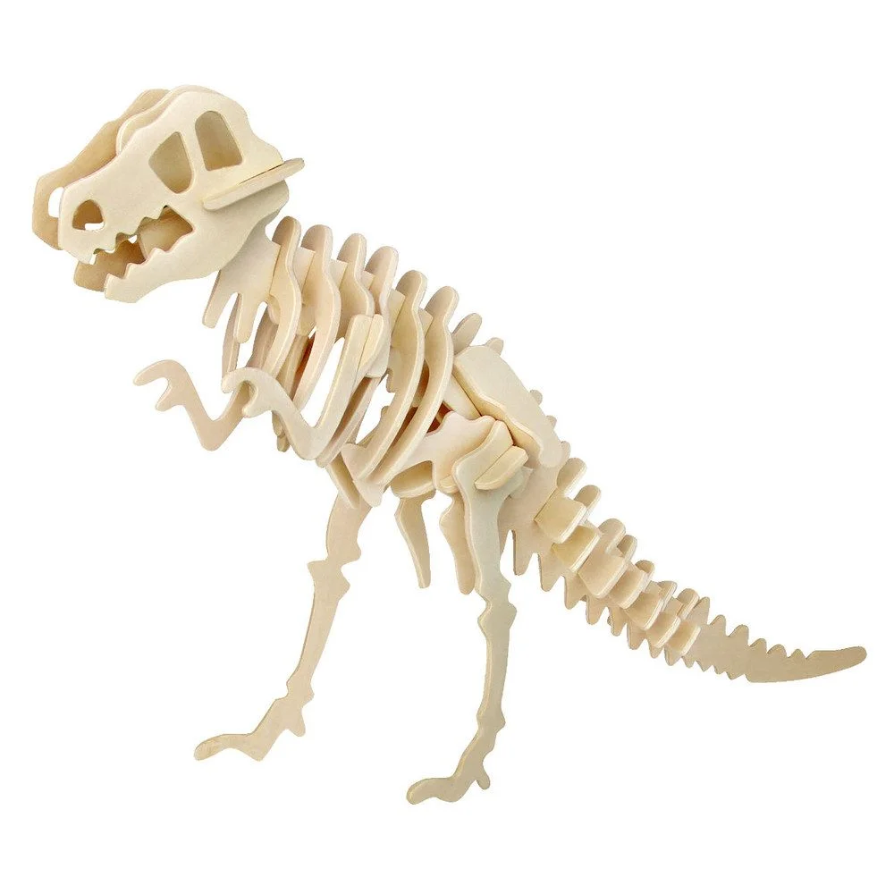 Besttoy Holz-Modellbau – Dinosaurier Kleiner Tyrannosaurus 3D-Steckbausatz