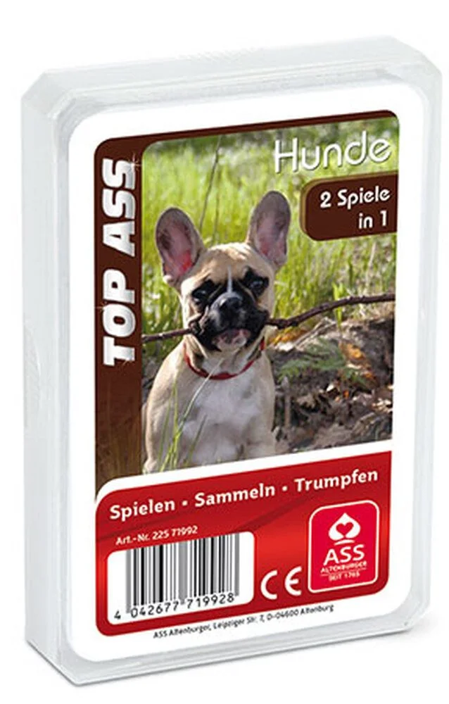 CARTAMUNDI Spiel – TOP ASS Quartett „Hunde“