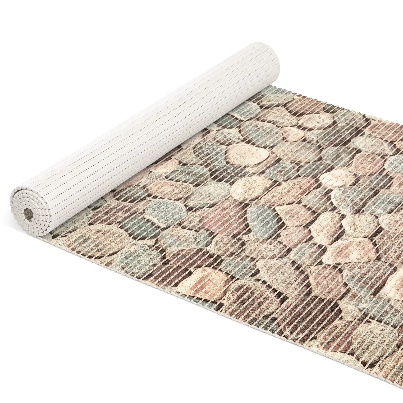 ANRO Schaum-Badematte – Antirutsch-Weichschaummatte mit Drainage-Effekt