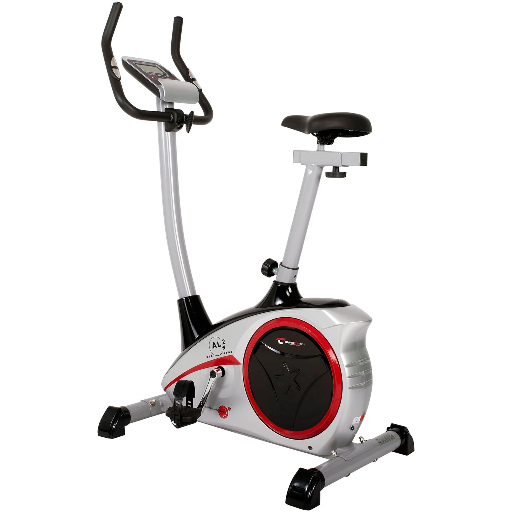 CHRISTOPEIT Ergometer AL 2 Heimtrainer silberfarben